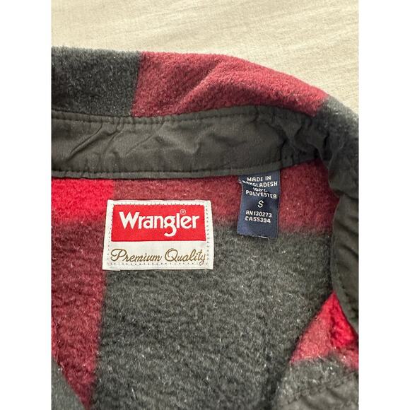 Wrangler Buffalo Plaid Flannel Shirt Jacket sz Small - Picture 3 of 3